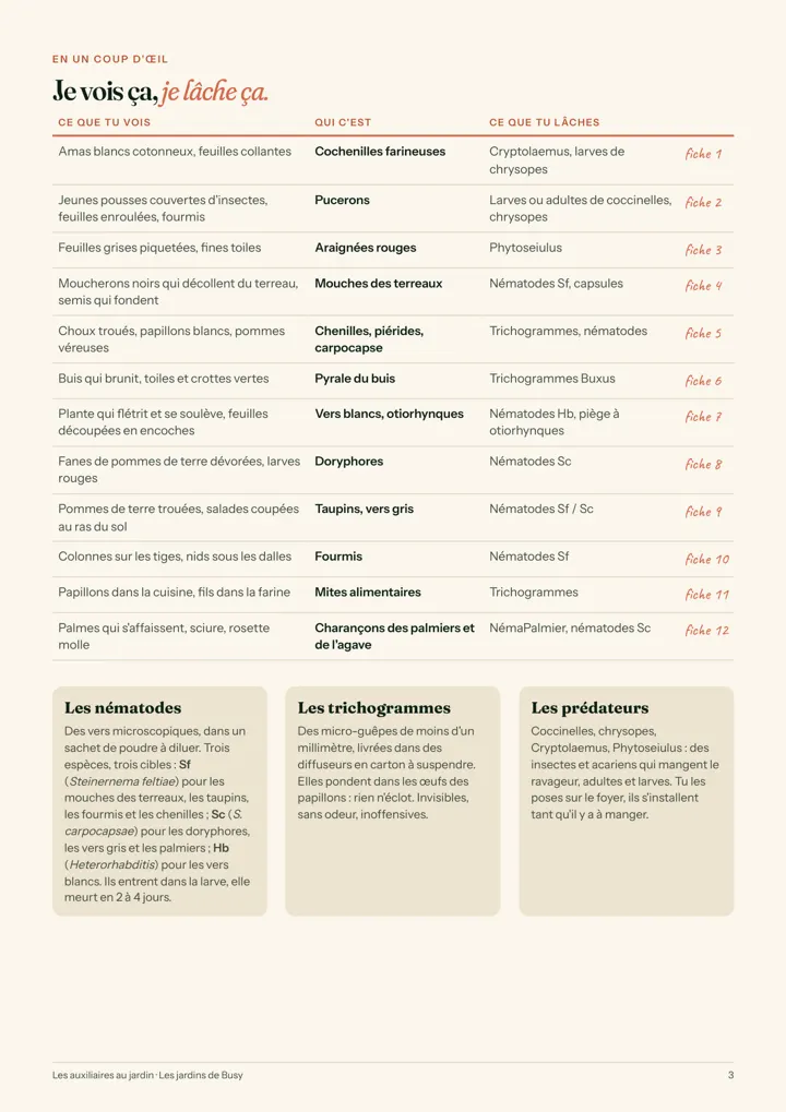 Page 3 : le tableau je vois ça, je lâche ça